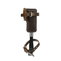 Klein® CN1907AR Tree Climber Set, 15 to 19 in L, For Use With Pole and Tree Climbing, Leather