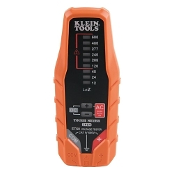 Klein® ET60 Electronic Voltage Tester, 600 V AC/DC Max Measurable, 12 to 600 VAC Max Working