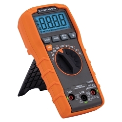Klein® MM420 Auto-Ranging Multimeter, 600 V AC/DC, 10 A, 50 mOhm, LCD Display