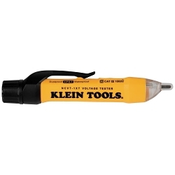 Klein® NCVT1XT Non-Contact Voltage Tester Pen, Batteries, 70 to 100 % Accuracy, 70 to 1000 V AC Max Measurable
