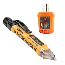 Klein® NCVT5KIT Electrical Tester Kit, Plastic