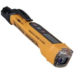 Klein® NCVT-6 Non-Contact Voltage Tester With Laser Distance Meter, 630 to 670 nm, (2) 1.5 V DC AAA Alkaline Batteries, 12 to 1000 VAC Max Measurable