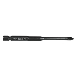 Klein® PH1355 Power Driver Bit, #1 Phillips® Point, 3-1/2 in OAL