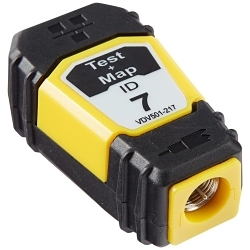 Klein® Test-n-Map™ VDV501-217 Replacement Remote, For Use With Scout® Pro 2, Scout® Pro 3 and Commander® Series Testers, No. 7, Overmold Grip, RJ11/RJ12/RJ45 Coaxial F-Connector, Polycarb/Rubber/Steel