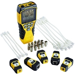 Klein® Scout® Pro 3 VDV501-853 Cable Tester Kit, 2000 ft L Wire, Backlit LCD Display