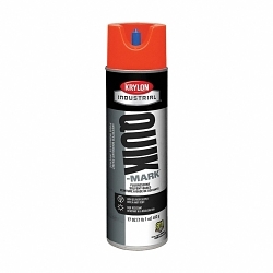 Krylon® A03613007 Industrial Marking Paint, 20 oz Container, Solvent Form, Fluorescent Red, 468 Linear ft Coverage, 3 min Curing