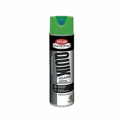 Krylon® A03614007 Industrial Marking Paint, 20 oz Container, Solvent Form, Fluorescent Green, 468 Linear ft Coverage, 3 min Curing
