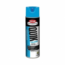 Krylon® A03620004 Industrial Marking Paint, 20 oz Container, Fluorescent Blue, 664 Linear ft Coverage, >10 min Curing