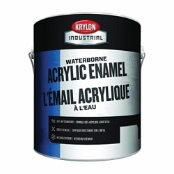 Krylon® K000Z6671-16 K-Z6600 Industrial Grade Waterborne Acrylic Enamel, 1 gal Container, Liquid Form, White Base 1, 30 days Curing