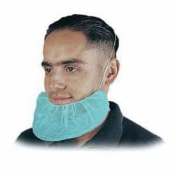 APA® AllGard Protective Apparel 15803 Non-Hazardous Beard Cover, 18 in, White, Spunbonded Polypropylene