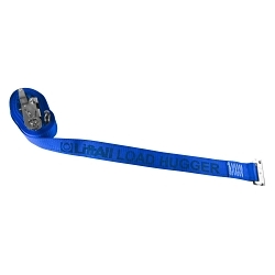 Lift-All® LoadHugger® 60810 Logistic Strap With Ratchet Buckle, 20 ft L x 2 in W, 1000 lb Load, Spring E-Track End Style