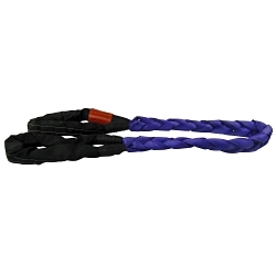 Lift-All® B6E30X18 B6E30 6-Part Flat Braid Sling, 18 ft L, 6700 lb, Polyester, Purple