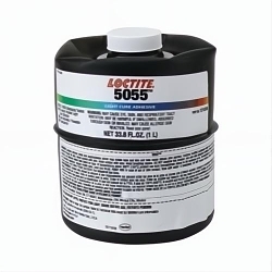 Loctite® 1214246 5055™ Flowable Light Cure Self-Leveling Adhesive Sealant, 1 L Bottle, Clear/Light Yellow, Silicone Base