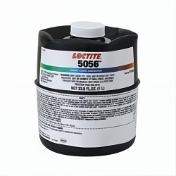 Loctite® 1214250 5056™ Light Cure Self-Leveling High Adhesion Silicone Adhesive, 1 L Bottle, Clear, Silicone Base