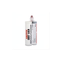 Loctite® 1252929 5607™ 2-Part Non-Corrosive Adhesive Sealant, 400 mL Dual-Cartridge, Gray/White, Alkoxy Silicone Base