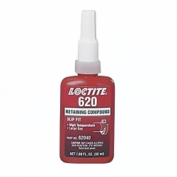 Loctite® 135514 620™ High Temperature Retaining Compound, 50 mL Bottle, Liquid, Green, 1.1599999999999999