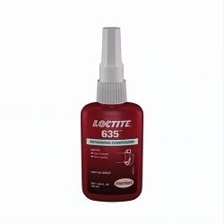 Loctite® 135516 635™ 1-Part High Strength Retaining Compound, 50 mL Bottle, Liquid, Green, 1.0900000000000001
