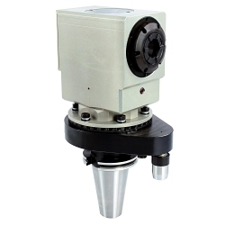 Lyndex-Nikken B40RAM-ER32-187TS-65TP Twin Tapping Head, Tapered Shank, BT40 Taper