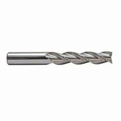 M.A. Ford® TuffCut® X-AL 13818754F Center Cutting Square End End Mill, 3/16 in Dia Cutter, 3/4 in Length of Cut, 3 Flutes, 3/16 in Dia Shank, 2-1/2 in OAL, TiB2