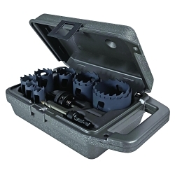 Morse® 131001 Industrial Hole Saw Kit, 11 Pieces