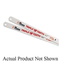 MorseĀ® 302180 Standard Hacksaw Blade, 1/2 in W x 12 in L Blade, HSS Cutting Edge, 18 TPI, Bi-Metal Blade