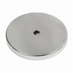MAG-MATE® MX1500 A-Style Standard Ceramic Cup Magnet Assembly, 1.41 in W x 0.281 in H, Strontium Ferrite
