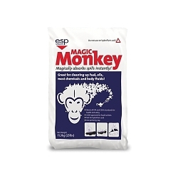 Magic Monkey™ MM225 Granular Absorbent, 25 lb Bag, 6 gal, 12 gal Absorption, Fluids Absorbed: Universal