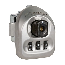 Master Lock® 3630 Mechanical Multi-User Built-In Lock, 2-3/8 in W, Solid Zinc, 3-Digit Combination/Control Key