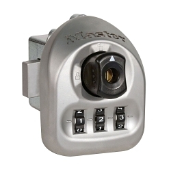 Master Lock® 3670 Mechanical Multi-User Built-In Lock, 2-3/8 in W, Solid Zinc, 3-Digit Combination/Control Key