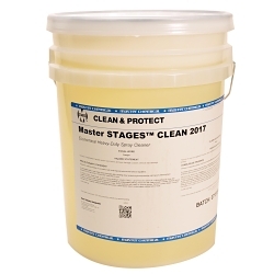 Master STAGES™ CL2017-5G CLEAN 2017 Economical Heavy Duty Spray Cleaner, 5 gal Pail, Liquid, Light Yellow, Detergent/Mild