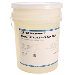 Master STAGES™ CL2029-5G "One Step" Highly Concentrated Parts Washing Fluid With Corrosion Inhibitor, 5 gal Pail, Yellow/Cloudy White, Liquid Form, >212 deg F Flash