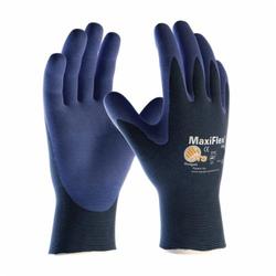 ATG® 34-274/L 34-274 Ultra Lightweight General Purpose Gloves, Seamless Style, L, Microfoam Nitrile Palm, Nylon, Blue, Resists: Abrasion, Cut, Puncture and Tear