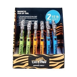 Mayhew™ 17963 Magnetic Pick Up Tool Set, 6-1/4 to 34-1/4 in L Extended, 2-1/2 lb Pull, Cushion Grip Handle, Stainless Steel