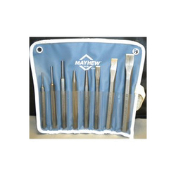 Mayhewâ„¢ 61025 Punch and Chisel Set, 5 Punches, 3 Chisels, 8 Pieces