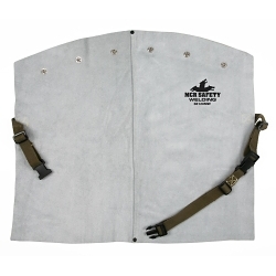 MCR Safety 38120MW Bib, Gray, Leather