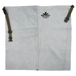 MCR Safety 38324MW Waist Apron, 24 in L x 24 in W, Split Cow Leather with Kevlar® Stitch, Gray
