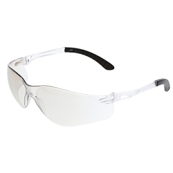 MCR Safety 90805 Sentinel Full Frame Safety Glass, Duramass® Hard Coat, I/O Clear Mirror Lens, Polycarbonate Frame