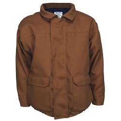 MCR Safety B4TX3 Electrical Protection Jacket, X3/Regular, Tan, Cotton, Resists: Flame