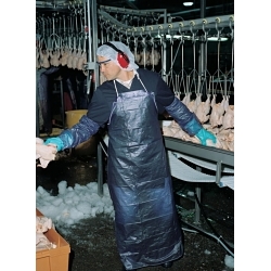 MCR Safety O63R7 Raw Edge Apron, 6 mil Vinyl, 55 in L x 35 in W, Resists: Chemical, Fat, Oil and Water