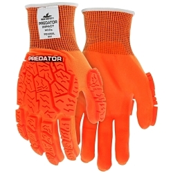 MCR Safety PD3950XL Predator® Mechanics Work Gloves, XL, Nylon, Knit Wrist Cuff, ANSI Cut-Resistance Level: 1