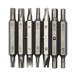 Megapro Tools 6REPLACEMENT-TP Tamperproof Screwdriver Bit, Hex/Spanner/Torx® Point