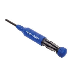 Megapro Tools 151HVAC 15-In-1 HVAC Multi-Bit Screwdriver, #2, 5/16 in Range, Phillips®/Slotted/Square Awl/Valve Stem Point, Alloy Steel