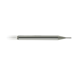 Melin Tool Company 13386 CCMG Imperial Single End Standard Length Square End Mill, 1/64 in Dia Cutter, 3/64 in Length of Cut, 4 Flutes, 1/8 in Dia Shank, 1-1/2 in OAL, Bright