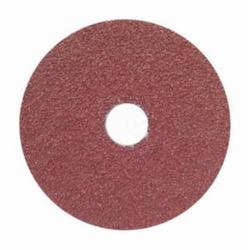 Merit® 05539510749 Coated Abrasive Disc, 9-1/8 in Dia, 7/8 in Center Hole, 36 Grit, Extra Coarse Grade, Ceramic Alumina Abrasive, Center Mount Attachment