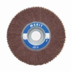 Merit® 08834126042 Non-Woven Flap Wheel, 8 in Dia, 2 in W Face, 80 Grit, Medium Grade, Aluminum Oxide Abrasive