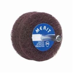 Merit® Abrasotex™ 08834131566 Non-Woven Disc Wheel, 4 in Dia, 1/4 in Center Hole, 1 in W Face, Very Fine Grade, Aluminum Oxide Abrasive