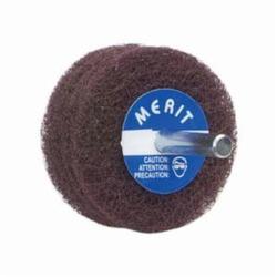 Merit® Abrasotex™ 08834131569 Non-Woven Disc Wheel, 5 in Dia, 1/4 in Center Hole, 1/2 in W Face, Very Fine Grade, Aluminum Oxide Abrasive