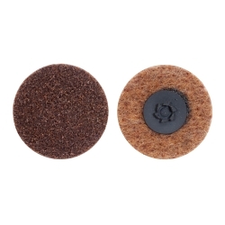 Merit® 08834163039 Non-Woven Abrasive Quick-Change Disc, 2 in Dia, Coarse Grade, Aluminum Oxide Abrasive, Type TP (Type I) Attachment