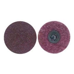 Merit® 08834163049 Non-Woven Abrasive Quick-Change Disc, 1-1/2 in Dia, Medium Grade, Aluminum Oxide Abrasive, Type TP (Type I) Attachment