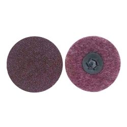Merit® 08834164818 Non-Woven Abrasive Quick-Change Disc, 1 in Dia, 80 Grit, Medium Grade, Aluminum Oxide Abrasive, Type TP (Type I) Attachment